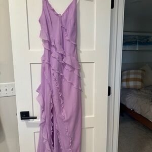 Abercrombie & Fitch Asymmetrical Lavender Dress. NWOT